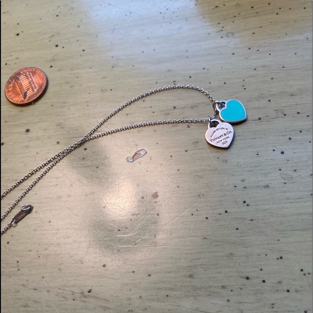 Tiffany’s necklace never worn